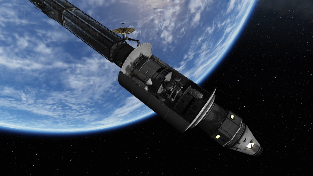 Year 22, Day 409 (Explorer-A Crew and Lander Launch to Orbit